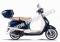 Amigo Avenza 50cc Scooter with USB, Windshield, Trunk, White wall