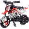 MotoTec Alien 50cc 2-Stroke Kids Gas Dirt Bike