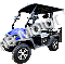 HJS EV5 Electric Golf Cart Blue