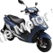 Italica Lampo 150cc Scooter Matte Blue