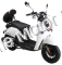 Italica Motors Mini 50cc Scooter - White