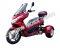 Spirit Q6 150cc Gas Scooter Trike Three Wheel burgundy red