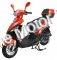 Solana 50cc 4 Stroke Moped Scooter 49cc Electric Start with Trunk