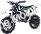 MotoTec Warrior 52cc 2-Stroke Gas Dirt Bike For Kids