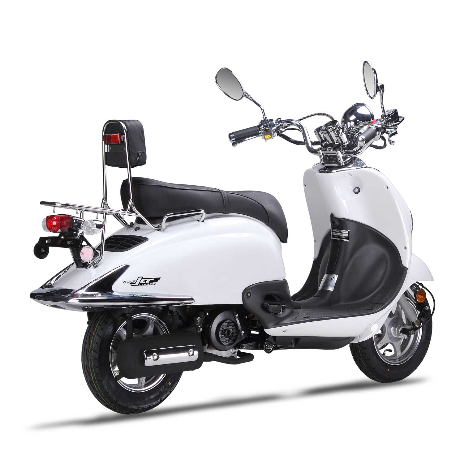 50cc Scooters > Wolf Jet Retro 50cc Scooter - Extreme Motor Sales ...