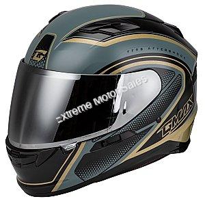 GMAX FF-98 AFTERSHOCK HELMET ECE / DOT Approved