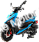 Italica Motors Diablo 150cc Gas Scooter Moped - 1 Year Warranty