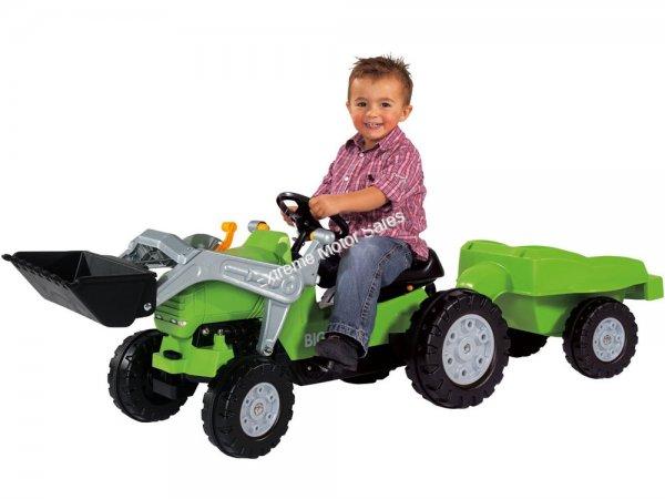 Big Jimmy Loader plus Trailer Tractor Pedal Power Kids Toy > Pedal ...