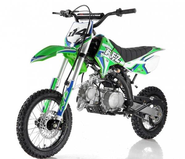 Apollo DBX14 125cc Kids Dirt Bike Pit Bike Semi Automatic 14/12 Wheel ...