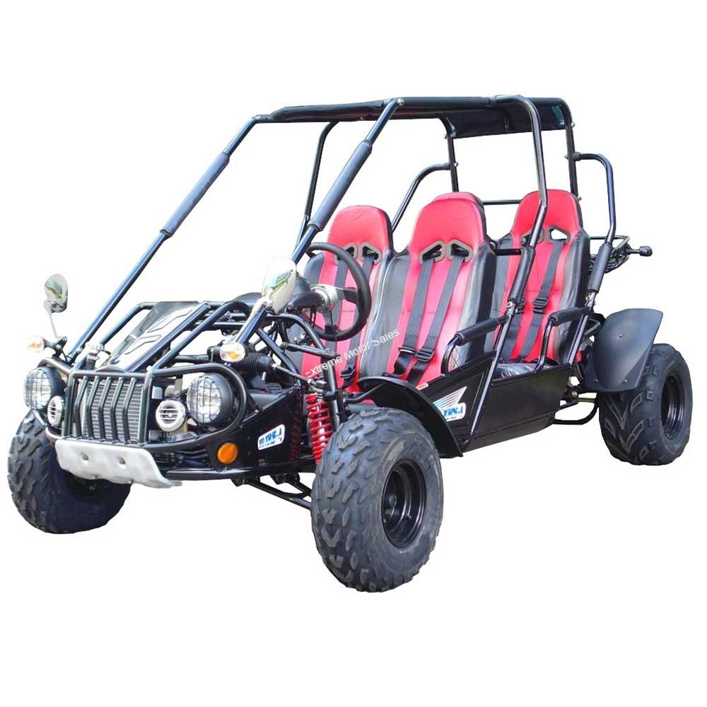 Extreme Motor Sales Inc 4 Seater Go Kart Trailmaster 300 XRS4 4   Tm 300 Xrs4 Red 